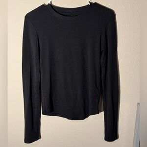 American Eagle Basic Black Long Sleeve Tee